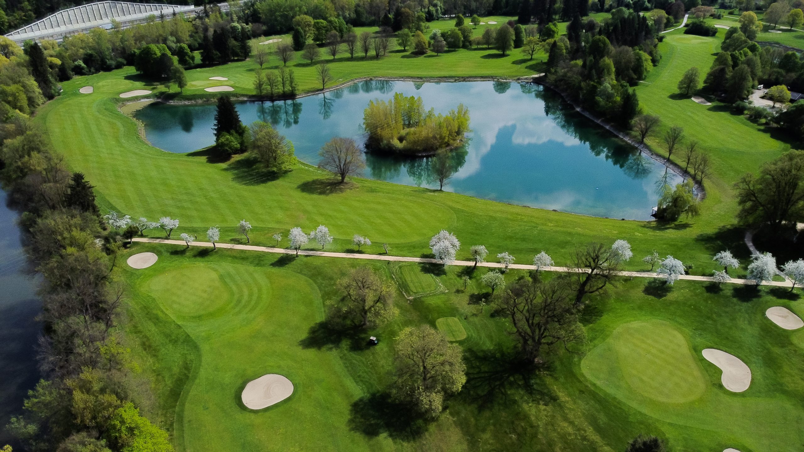 Golfplatz Murhof von oben